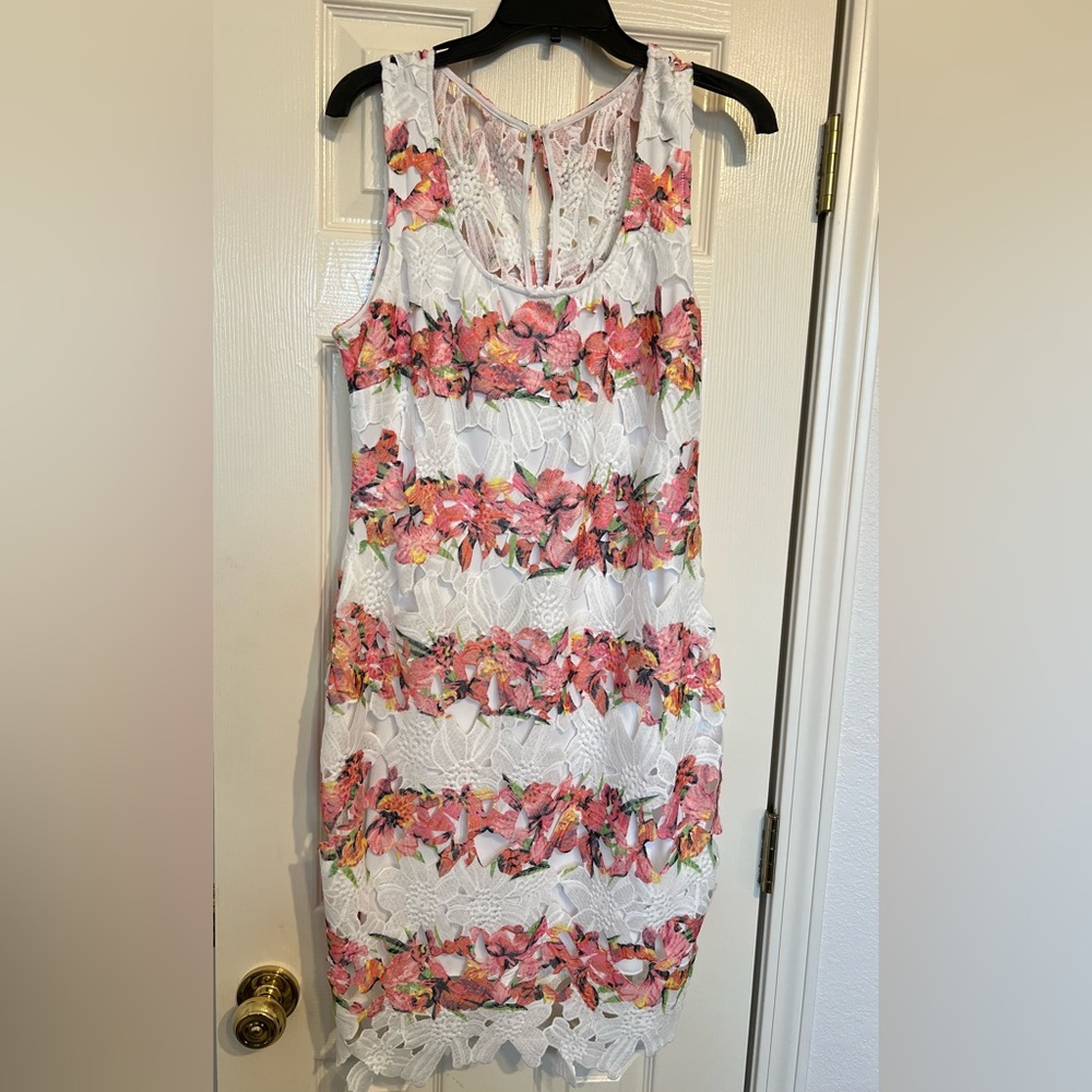 Bisou Bisou floral dress - size 14